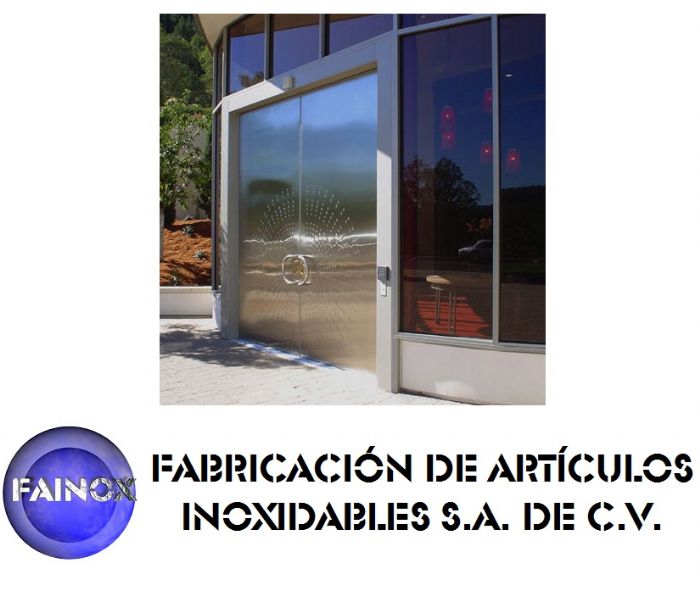 PUERTAS EN ACERO INOXIDABLE